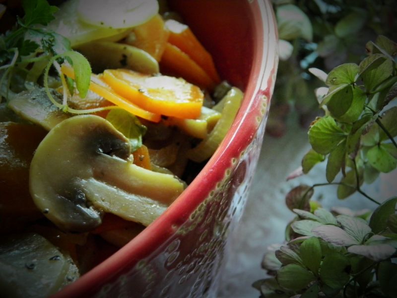 Duszone warzywa - dodatek do obiadu