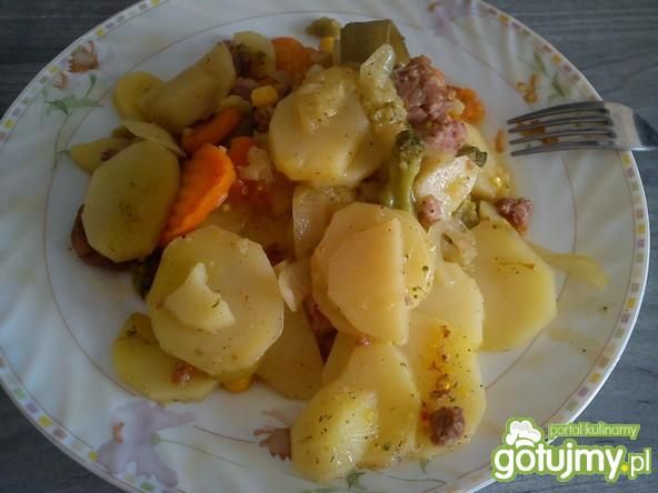 Duszone warzywa w wersji studenckiej Duszone warzywa w wersji studenckiej