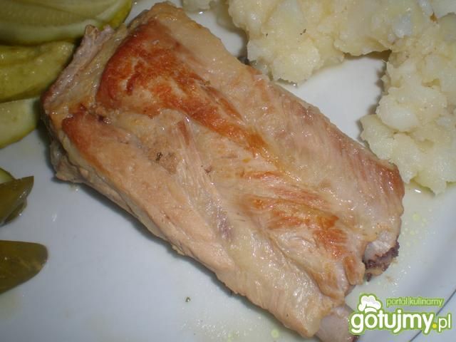 Duszone żeberka z cebulką Duszone żeberka z cebulką