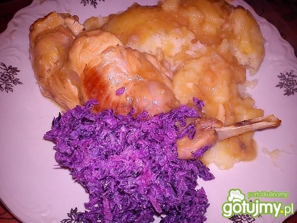 Duszony królik na obiad