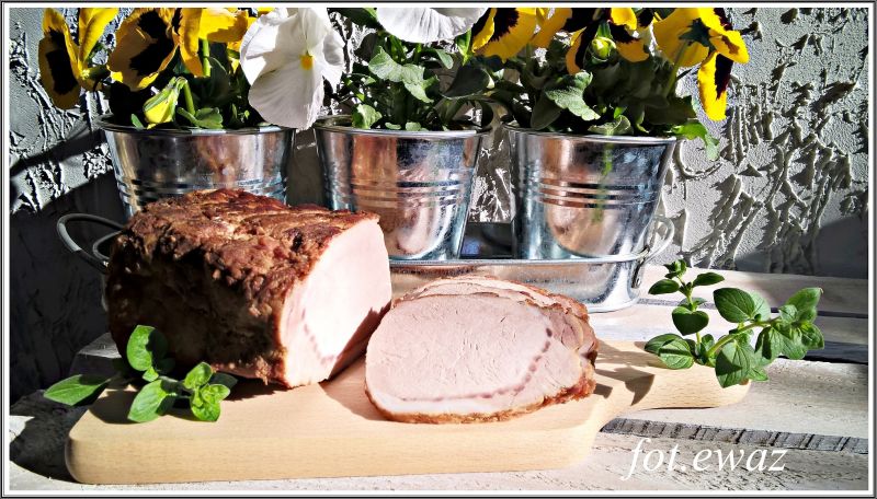 Duszony schab jałowcowy