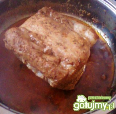 Duszony schab w słodkiej marynacie  Duszony schab w słodkiej marynacie