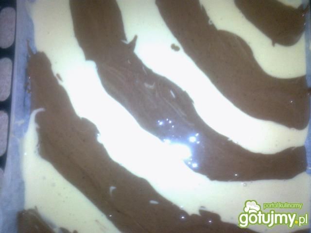 Dwukolorowy biszkopt Dwukolorowy biszkopt