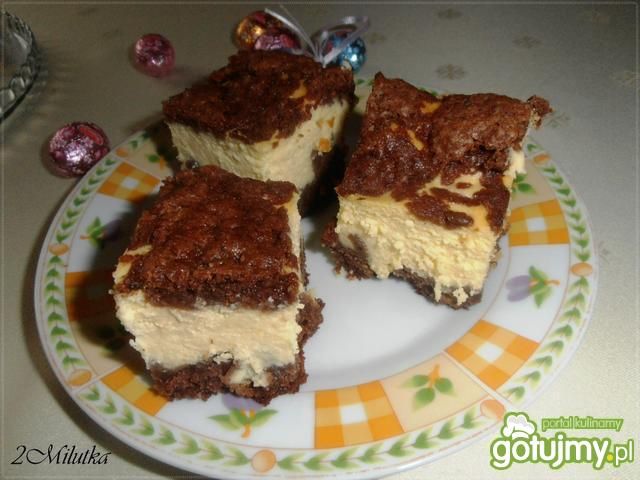 Dwukolorowy sernik milutkiej Dwukolorowy sernik milutkiej