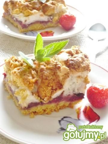 Dymek z pianą i truskawkami 2