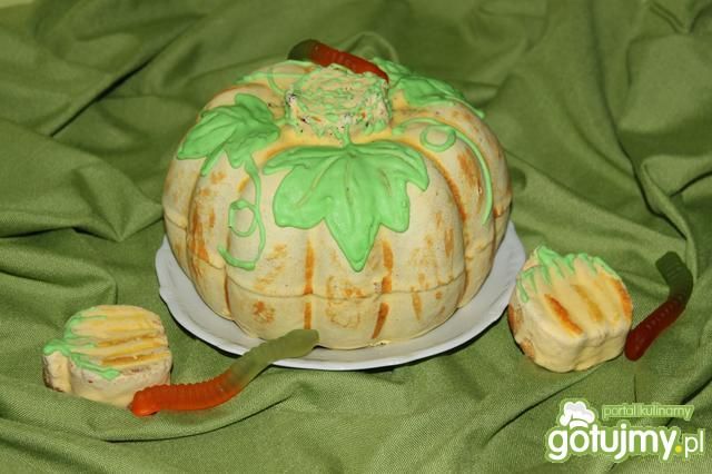 Dynia cytrynowa - babka w kształcie dyni Dynia cytrynowa - babka w kształcie dyni