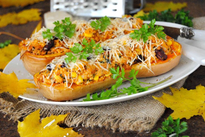 Dynia faszerowana po meksykańsku