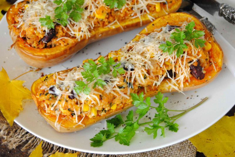 Dynia faszerowana po meksykańsku