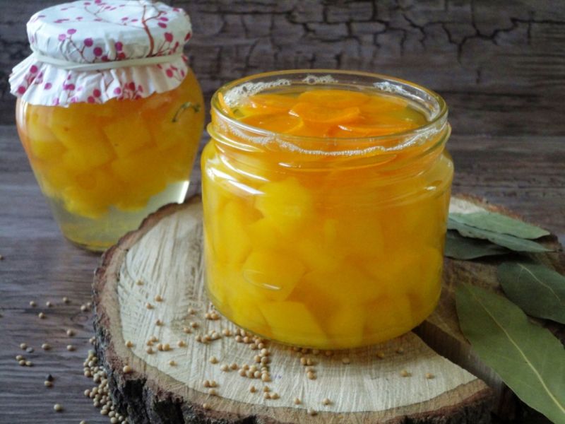 Dynia marynowana z marchewką