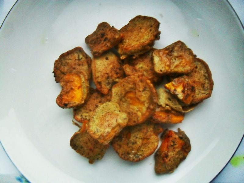 Dynia panierowana w cieście