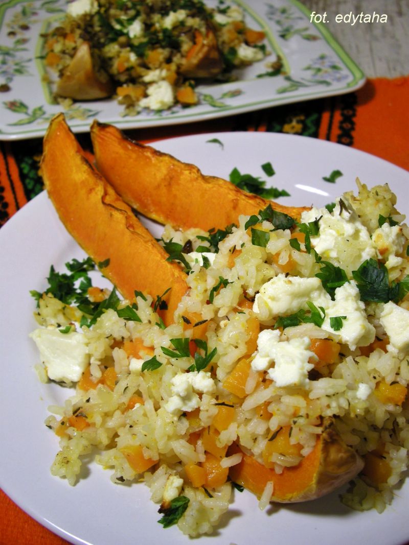 Dynia piżmowa zapiekana Dynia piżmowa zapiekana