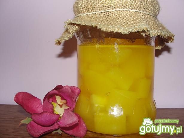 Dynia w lekkim syropie  Dynia w lekkim syropie