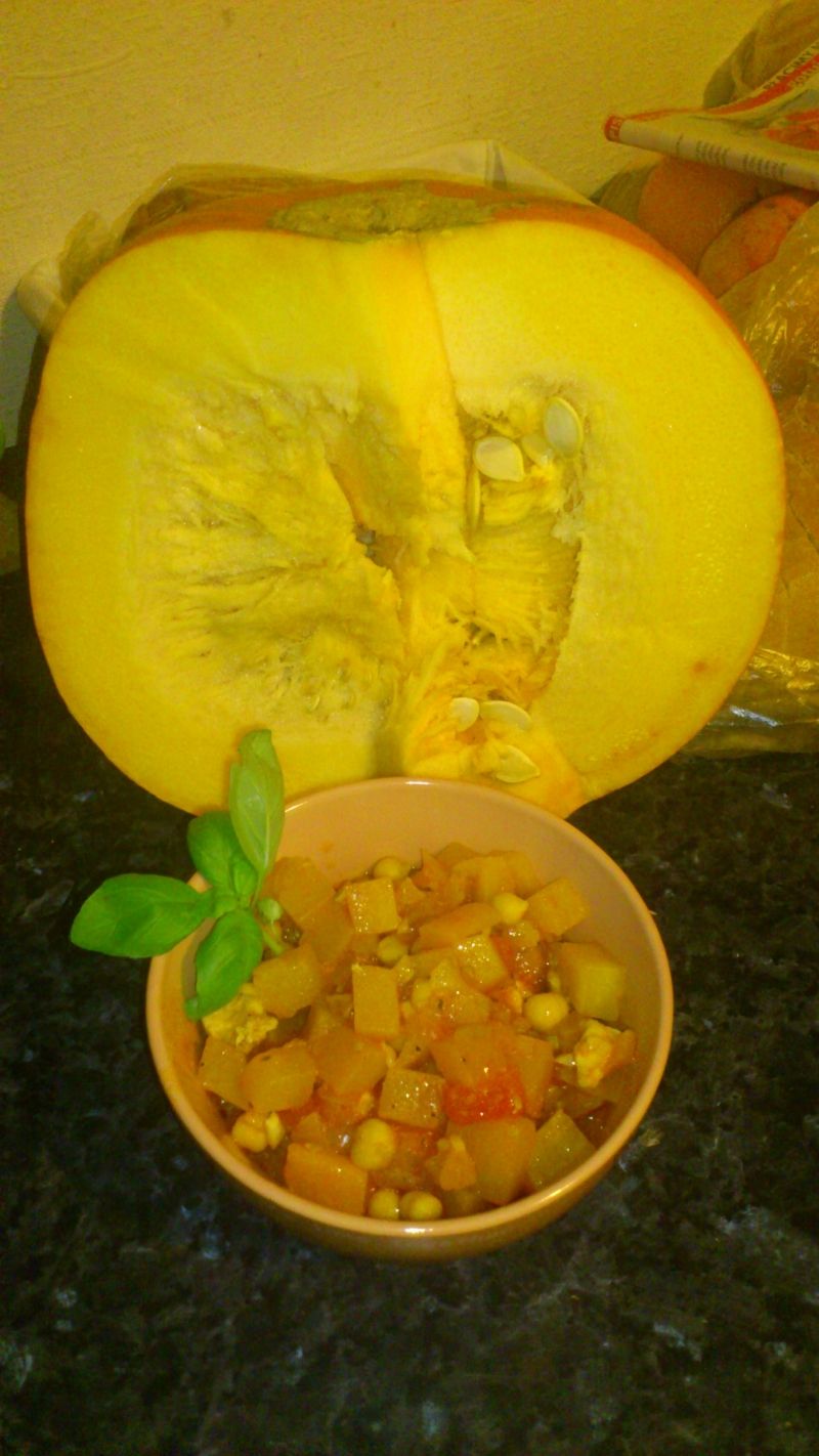 Dynia z kurczakiem na pikantno Dynia z kurczakiem na pikantno