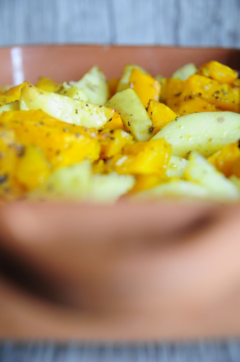 Dynia z ziemniakami Dynia z ziemniakami