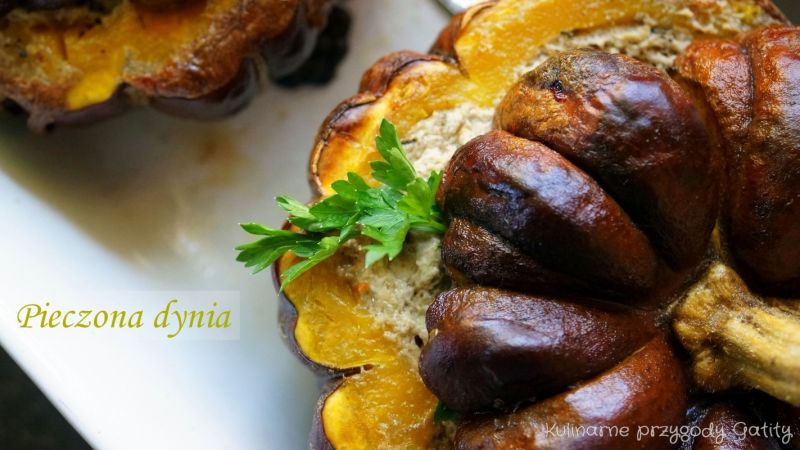 Dynia zapiekana z grzybami