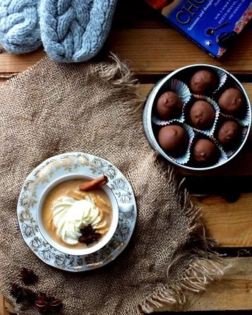 Dyniolada- dyniowa gorąca czekolada Dyniolada- dyniowa gorąca czekolada