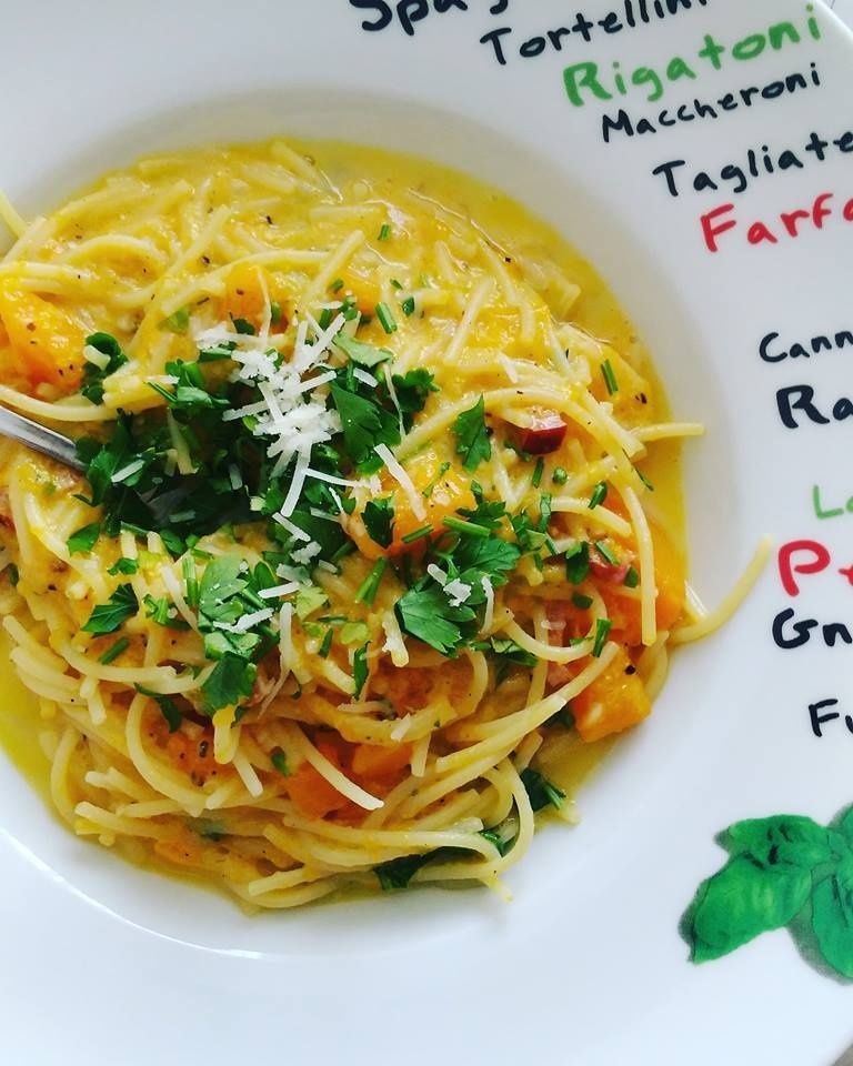 dyniowa carbonara dyniowa carbonara