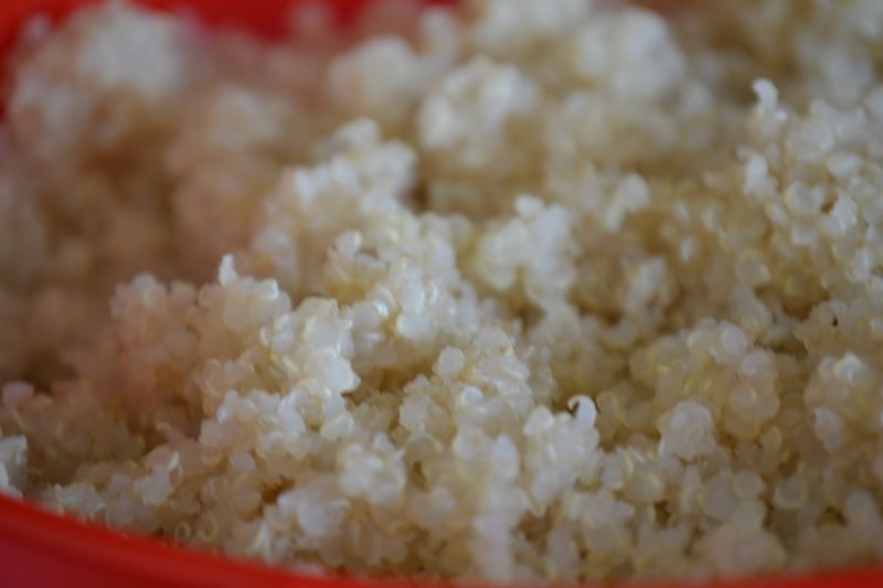 Dyniowa komosa ryżowa w papryce 
