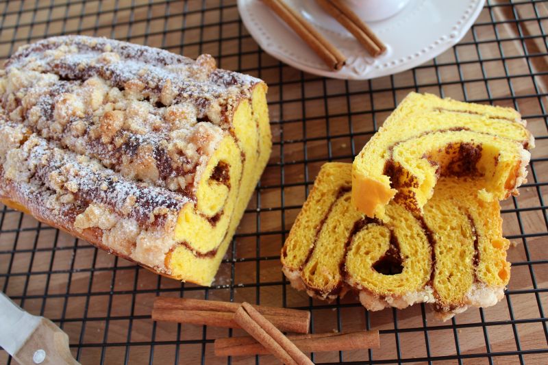 Dyniowa strucla z cynamonem