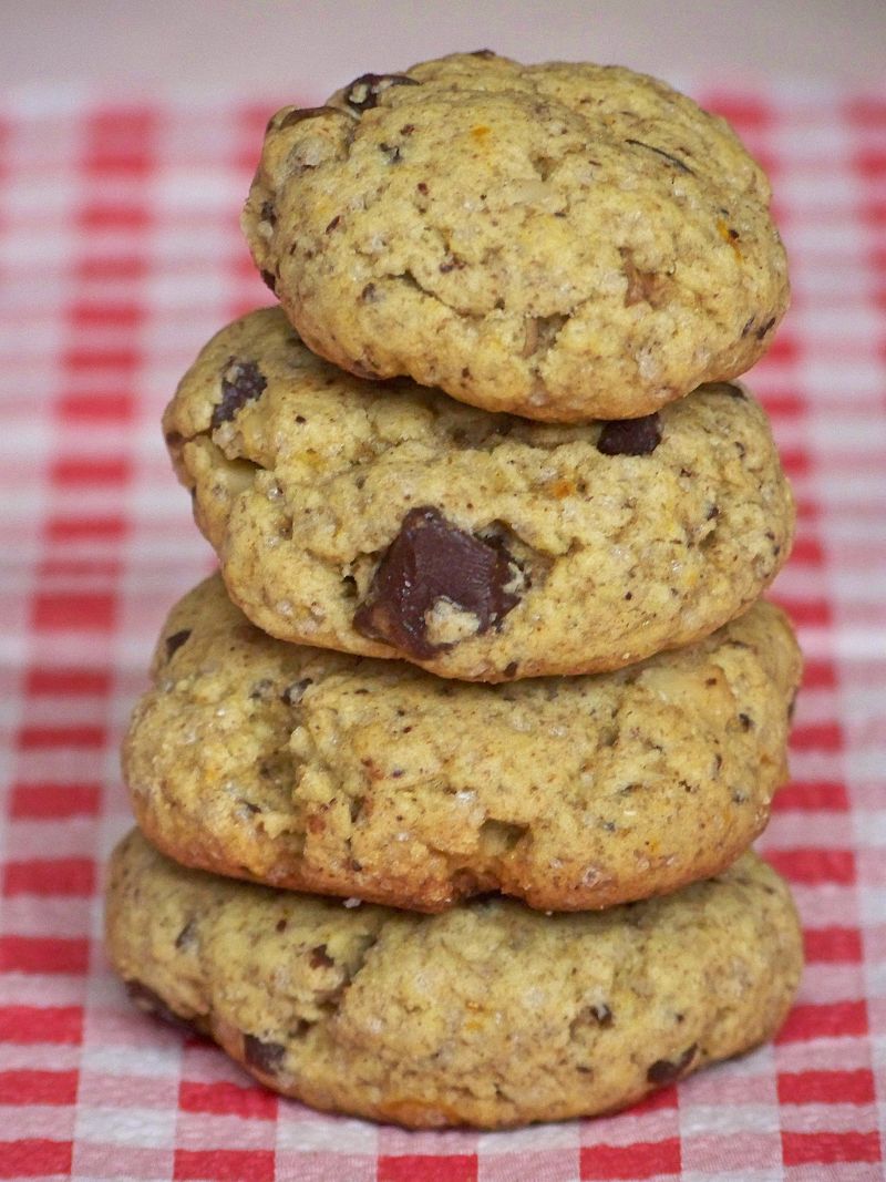 Dyniowe ciastka z czekoladą