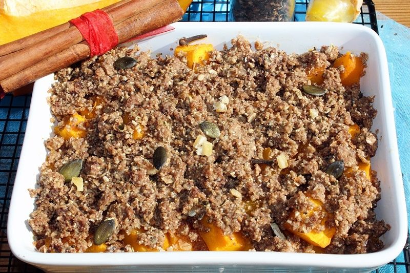 Dyniowe crumble z imbirem i goździkami Dyniowe crumble z imbirem i goździkami