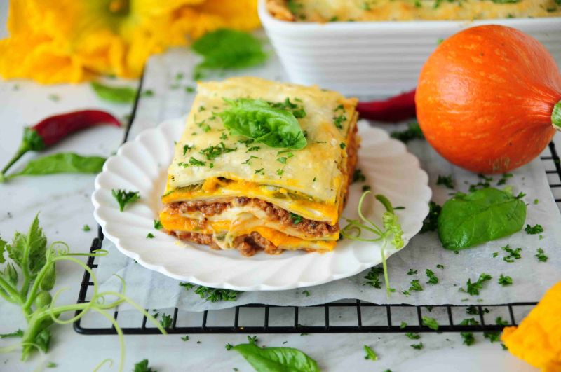 Dyniowe lasagne