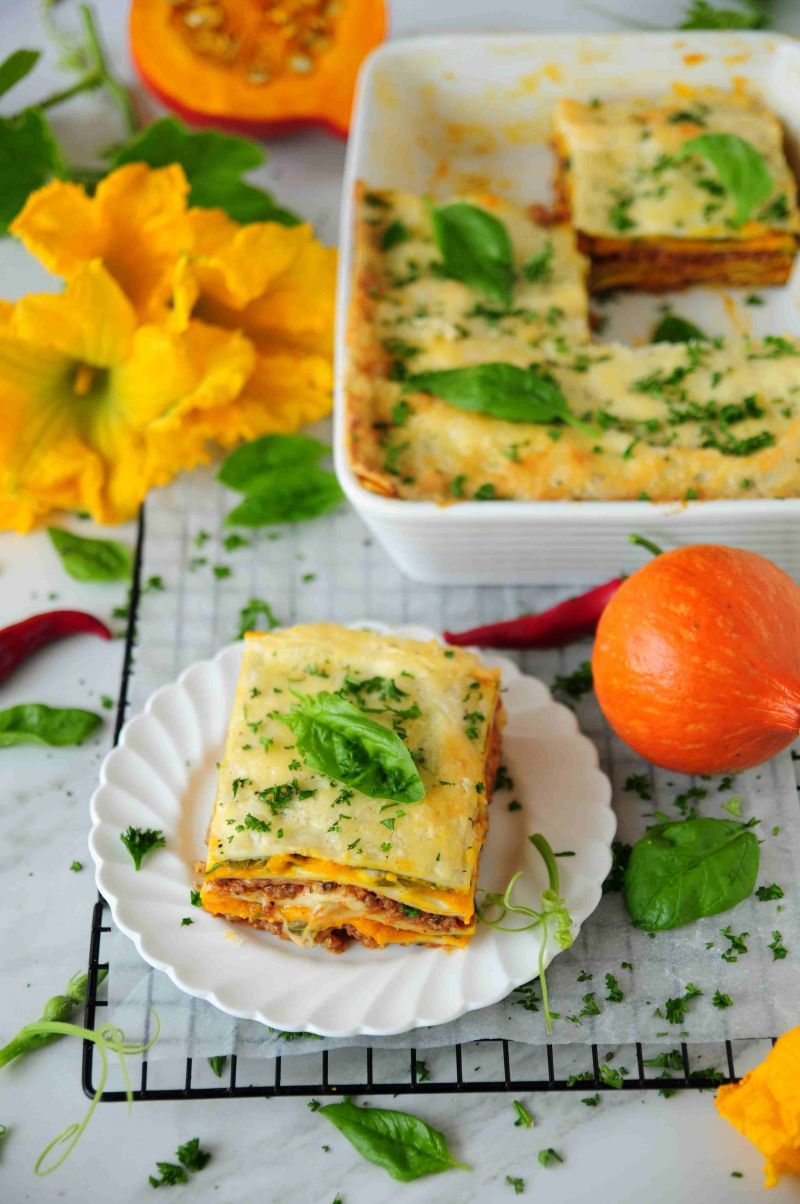 Dyniowe lasagne