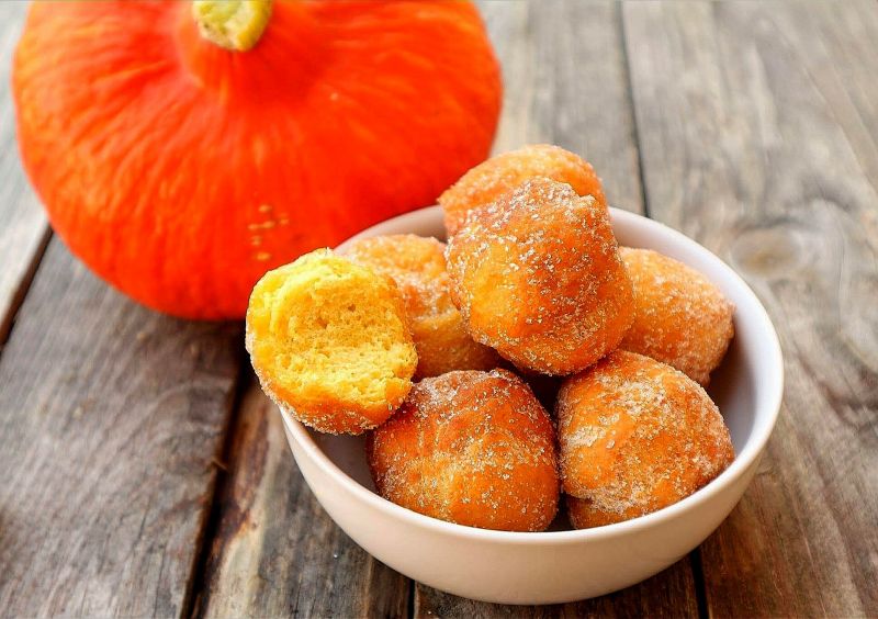 Dyniowe mini pączki