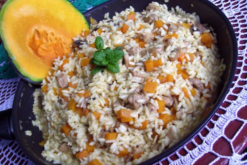 Dyniowe risotto z patelni Dyniowe risotto z patelni