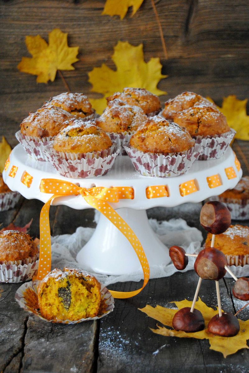 Dyniowo- czekoladowe babeczki