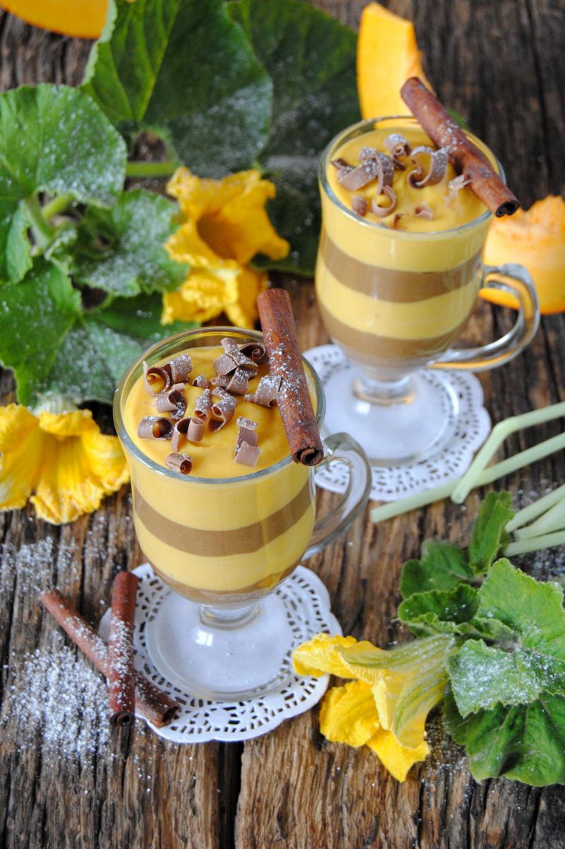 Dyniowo- czekoladowy jogurt