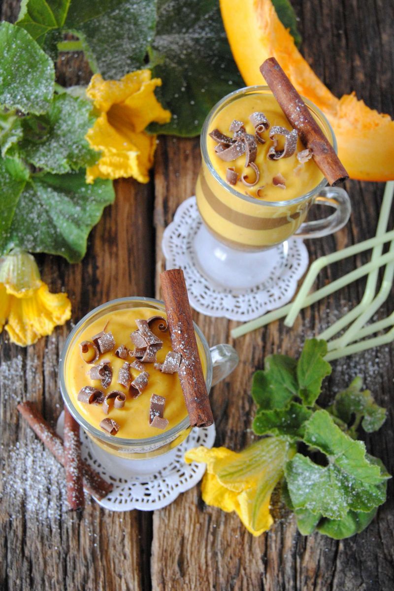 Dyniowo- czekoladowy jogurt