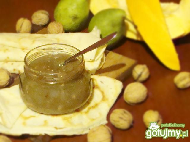 Dyniowo - gruszkowy dżem z orzechami