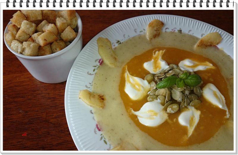 Dyniowo - jabłkowa zupa krem Eli