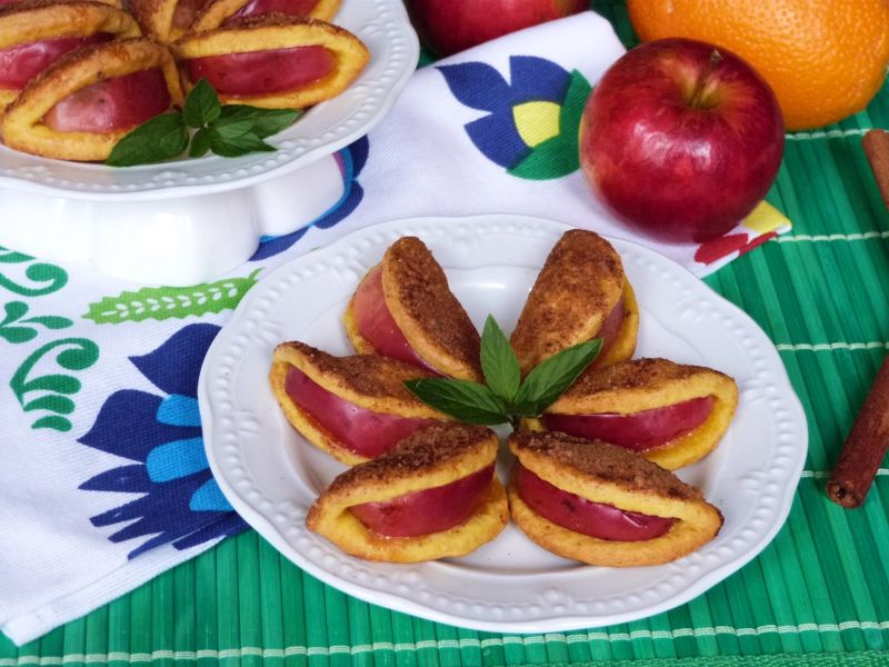 Dyniowo-pomarańczowe ciasteczka z jabłkami Dyniowo-pomarańczowe ciasteczka z jabłkami