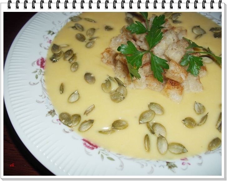 Dyniowo-serowa zupa krem Eli Dyniowo-serowa zupa krem Eli