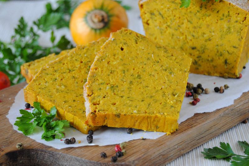 Dyniowy pasztet z ciecierzycy