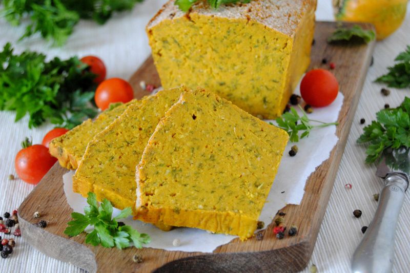 Dyniowy pasztet z ciecierzycy