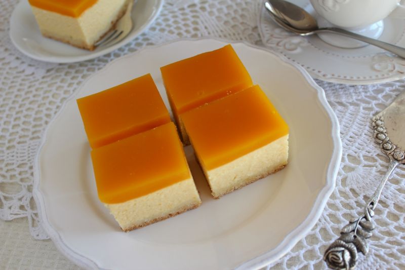 Dyniowy sernik z dyniową galaretką