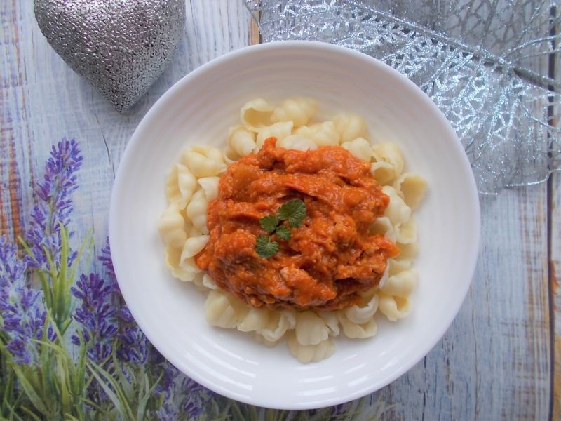 Dyniowy sos do makaronu