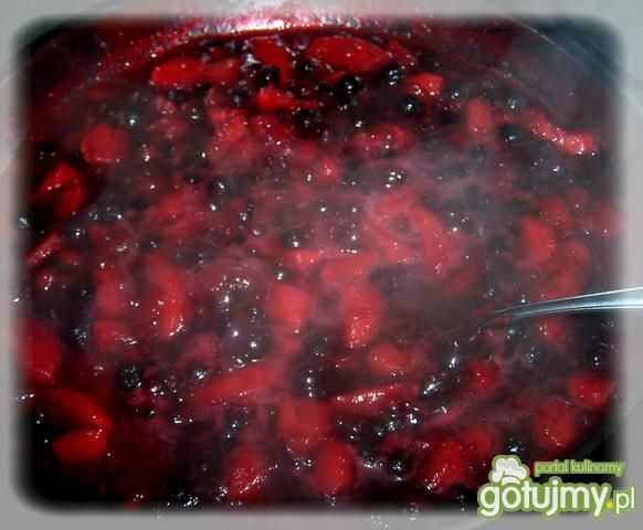 Dżem aroniowo-jabłkowy. Dżem aroniowo-jabłkowy.