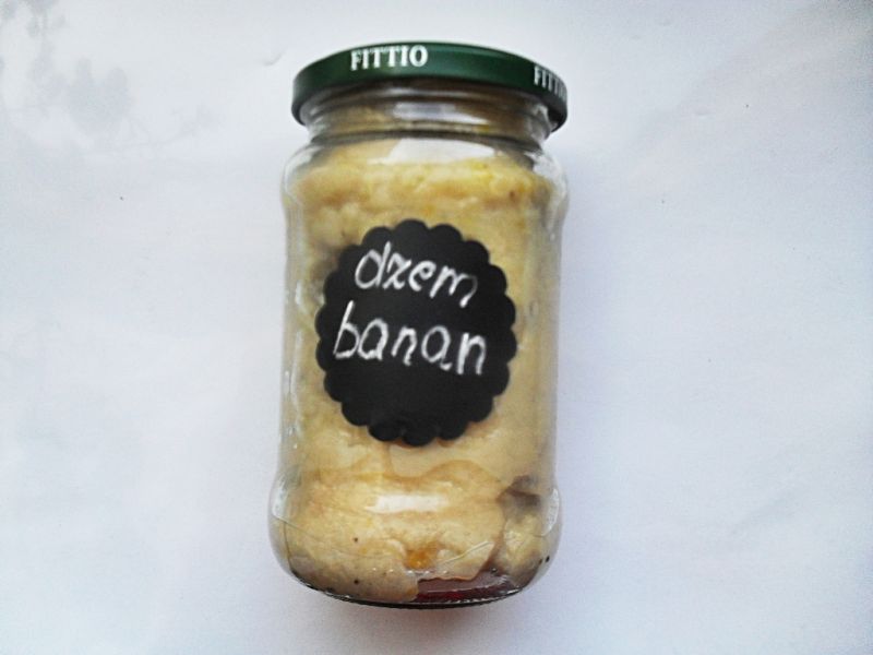 Dżem bananowy na zielonej herbacie Dżem bananowy na zielonej herbacie