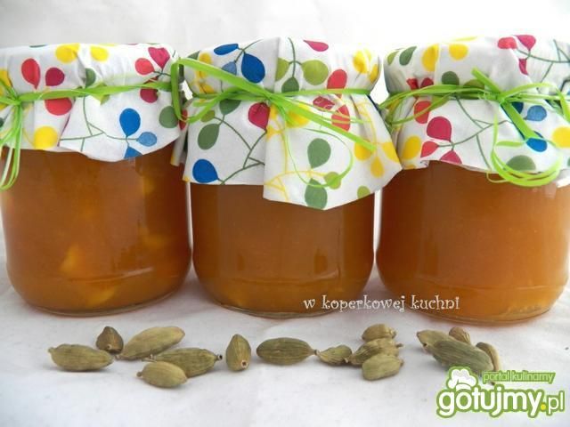 Dżem dyniowo- brzoskwiniowy z kardamonem