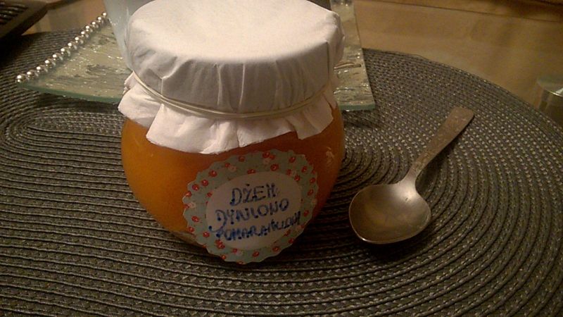 Dżem dyniowo-pomarańczowy