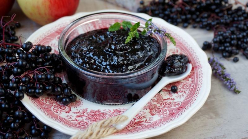 Dżem jabłko-czarny bez Dżem jabłko-czarny bez