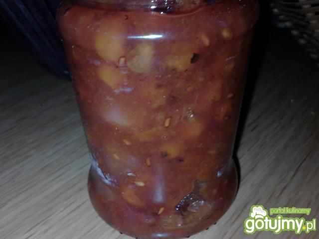 Dżem jarzębinowy z jabłkami i gruszką Dżem jarzębinowy z jabłkami i gruszką