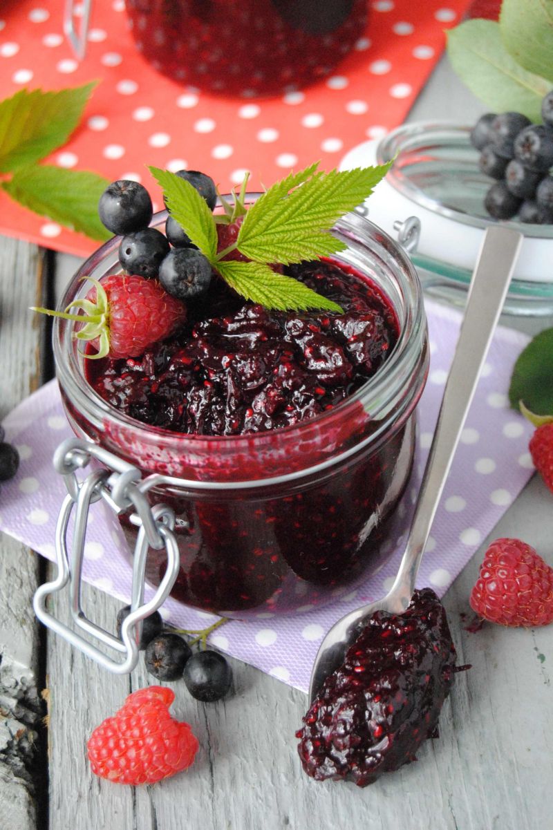 Dżem  malinowo-aroniowy Dżem  malinowo-aroniowy