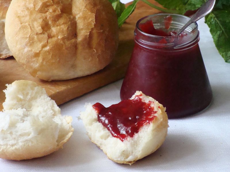 Dżem mieszany truskawka i rabarbar Dżem mieszany truskawka i rabarbar