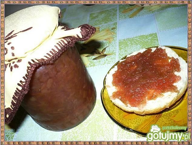 Dzem rabarbarowo waniliowy Dzem rabarbarowo waniliowy