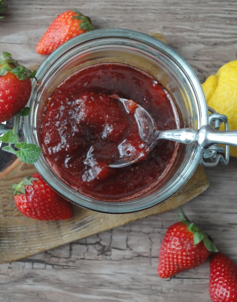 Dżem truskawkowo-pomarańczowy